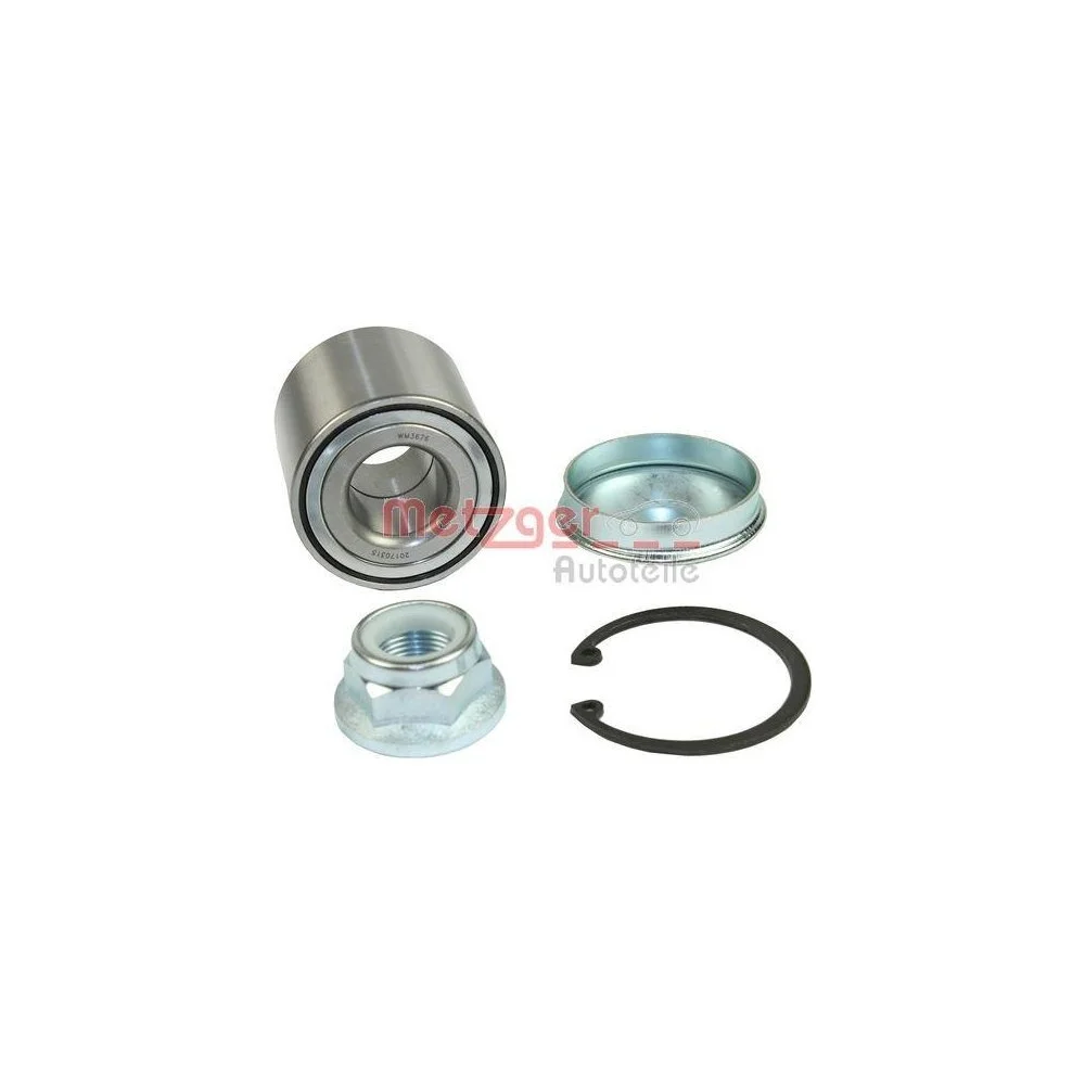 Комплект підшипника ступиці METZGER WM 3676 для RENAULT задній міст, фото №1