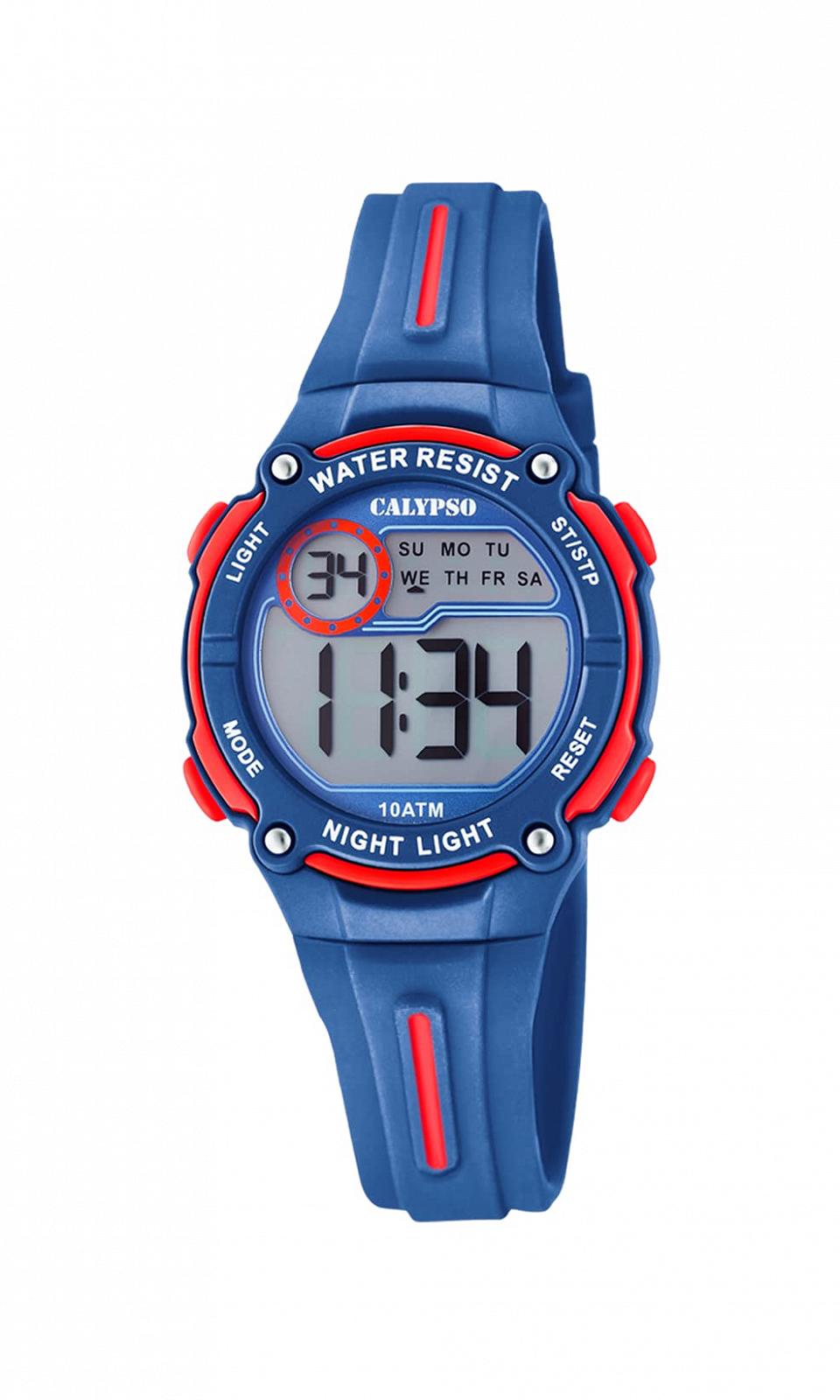 Годинник Calypso Unisex-Child Digital Quartz з пластиковим ремінцем K6068/4, фото №1