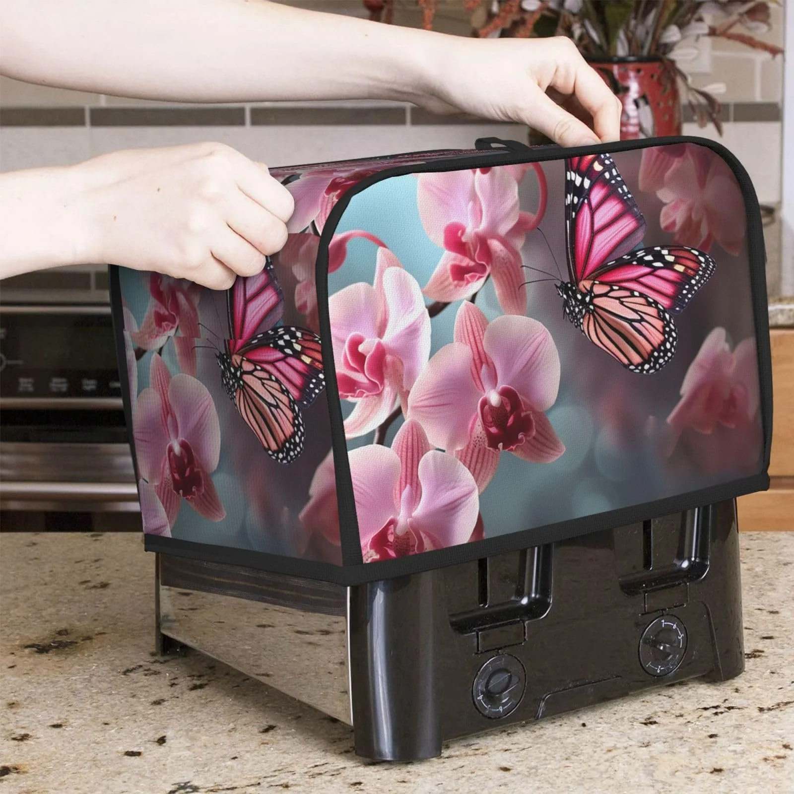 Чохол для тостера на 2 скибки Універсальний Пило- і водовідштовхувальний, фото №7 Чохол для тостера на 2 скибки Універсальний Пило- і водовідштовхувальний, фото №7