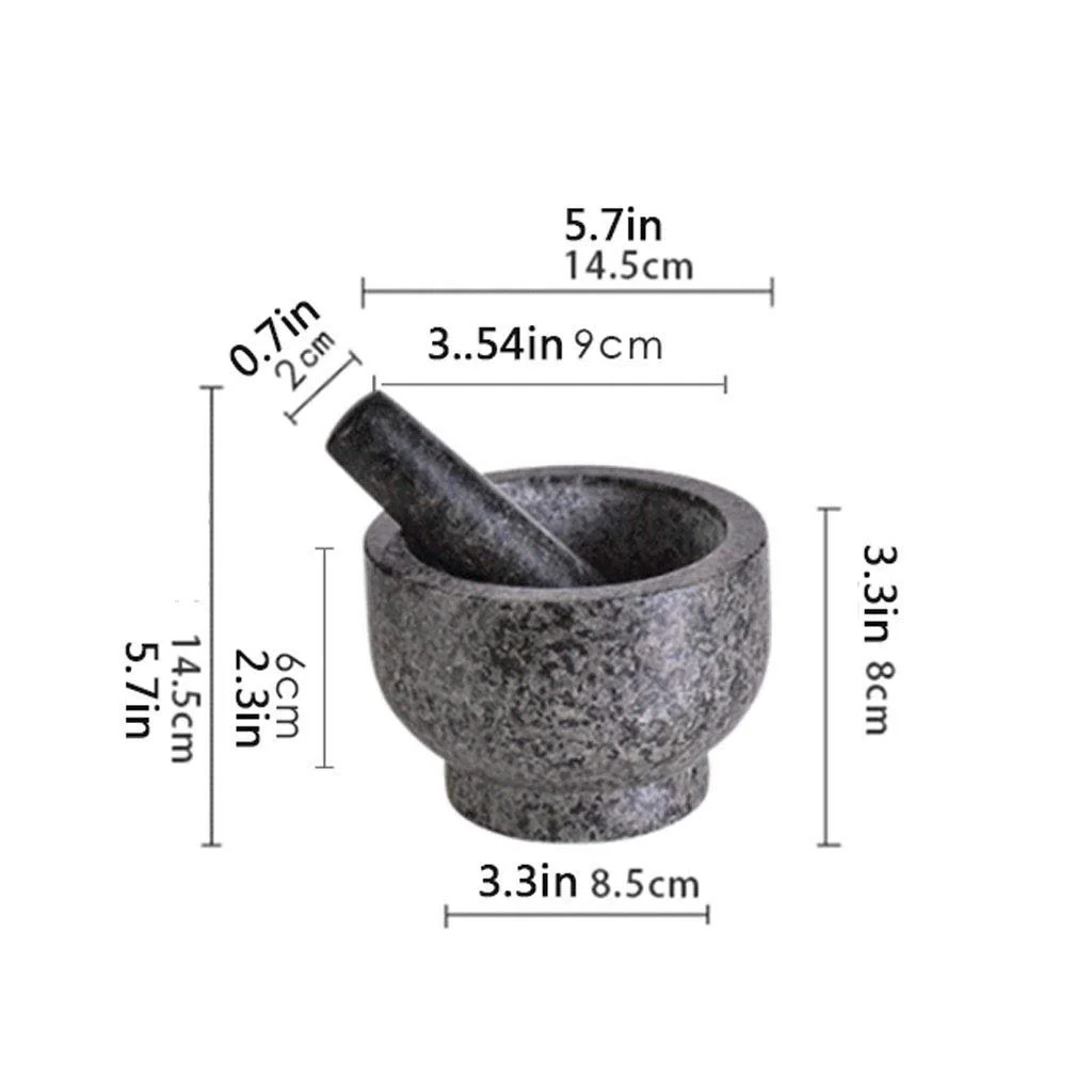 Гранитная ступка и пестик, фото №2