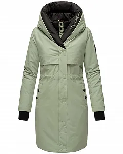 Куртка Navahoo Snowelf Женская Длинная Теплая Зимняя Стеганая с Капюшоном и Магнитными Элементами - Фото 1