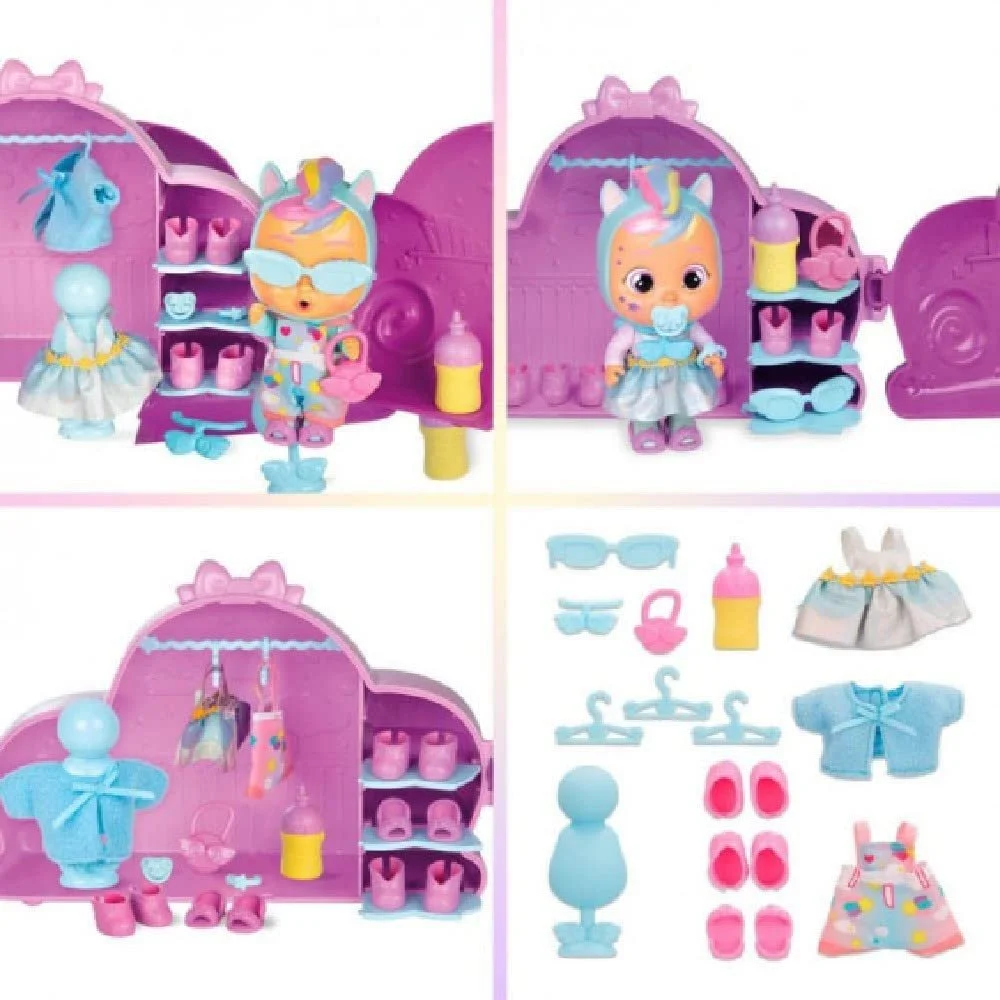Лялька CRY BABIES Magic Tears Jenna's Wardrobe Mini Doll Jenna with Wardrobe and 16 Accessories, фото №6 Лялька CRY BABIES Magic Tears Jenna's Wardrobe Mini Doll Jenna with Wardrobe and 16 Accessories, фото №6