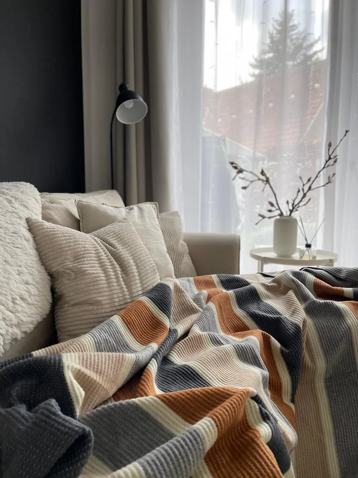 Плед BOHORIA М'який однотонний плед 150 x 200 см Коричневий, фото №7