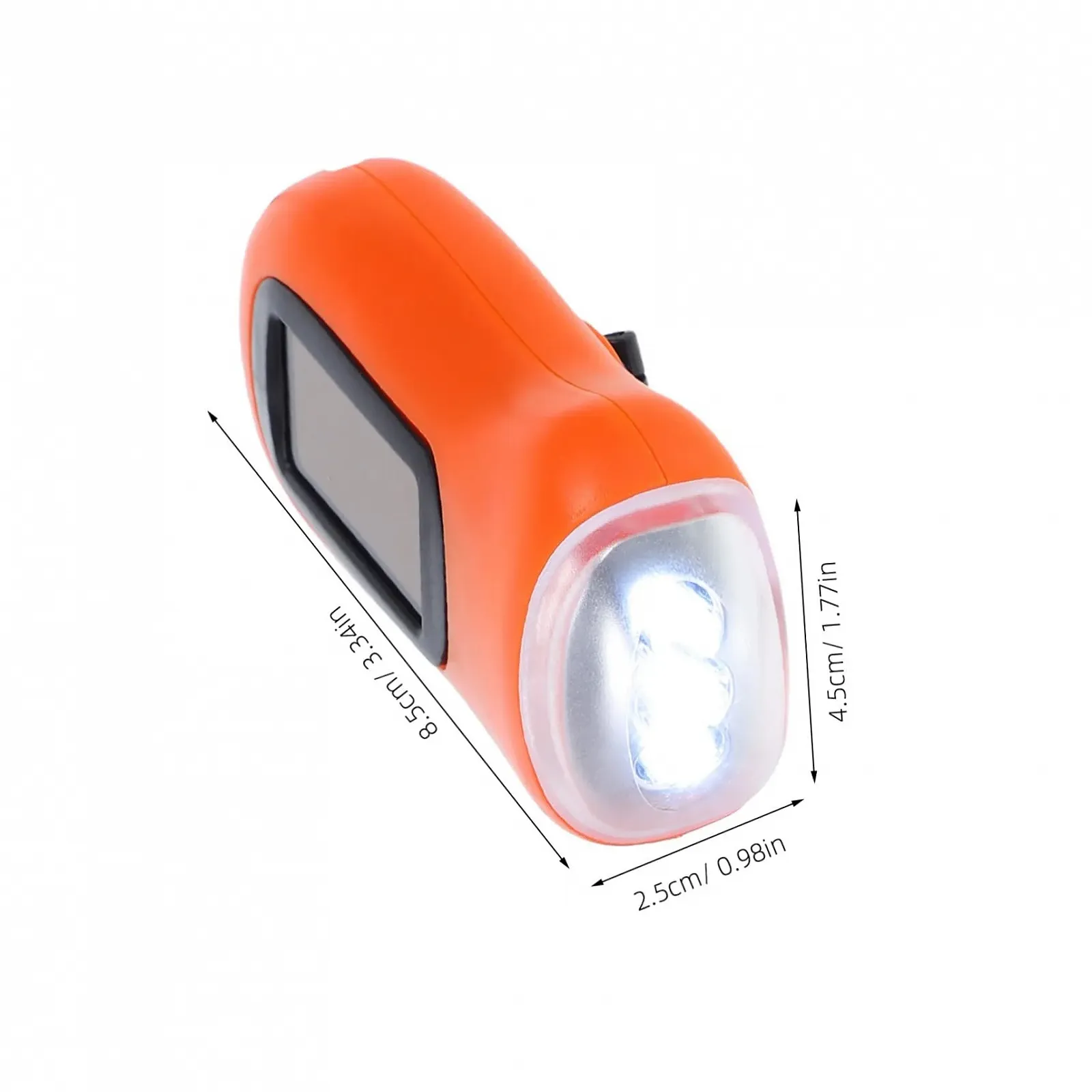 Фонарь Vaguelly аварийный на солнечной батарее, аккумуляторный, портативный для кемпинга и активного отдыха, оранжевый, высокая яркость, долговечный, фото №2