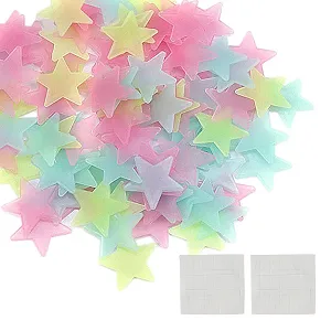 Купити Наклейки на стіну Зірки флуоресцентні 200 шт. Різнокольоровий - Фото 1 Наклейки на стіну Зірки флуоресцентні 200 шт. Різнокольоровий - Фото 1