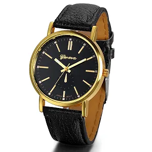 Чоловічий годинник Аналоговий Кварцовий JewelryWe Зі шкіряним ремінцем Коричневий / Чорний - Фото 1