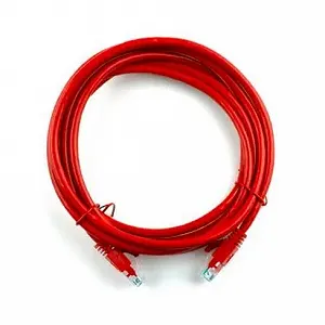 Патч-корд 20м RJ-45, Cat.5e, CU медь красный Ritar (PCR-CU/20Rd 04303 - Фото 1