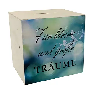 Скарбничка Traumerfüller дерев'яна Für kleine und große Träume з сакурою - Фото 1