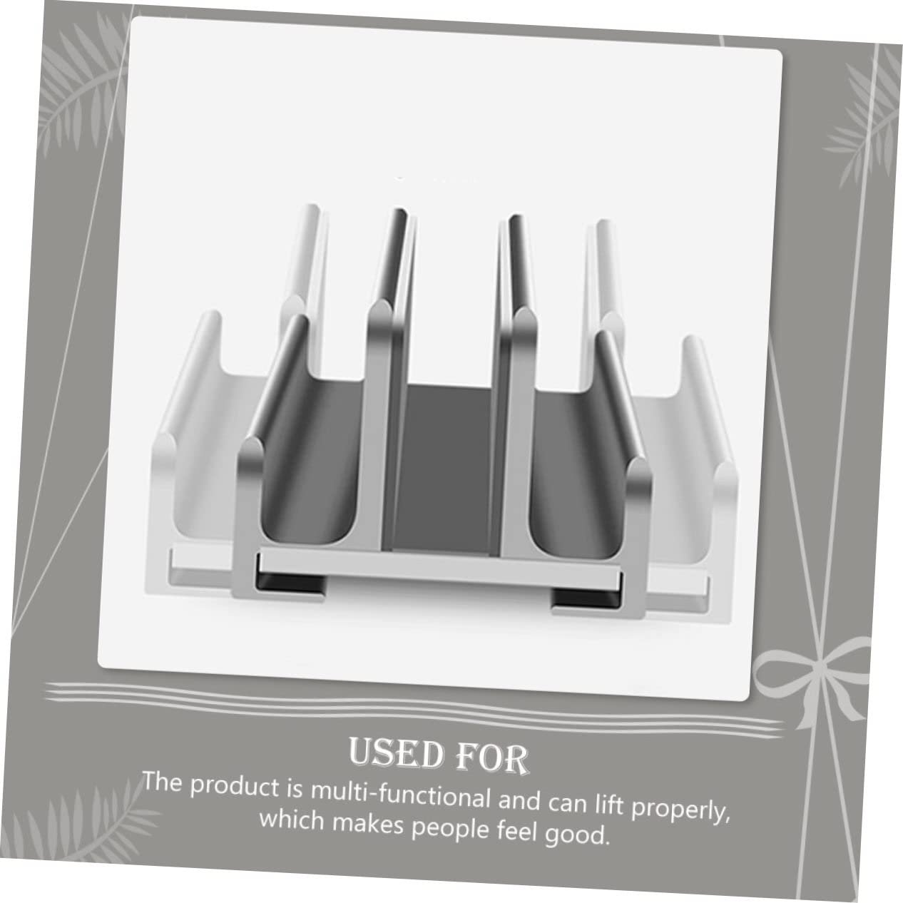 Подставка для ноутбука Алюминиевый сплав Портативная подставка для компьютера Практичный держатель для телефона Вертикальная подставка для ноутбука для стола, фото №4 Подставка для ноутбука Алюминиевый сплав Портативная подставка для компьютера Практичный держатель для телефона Вертикальная подставка для ноутбука для стола, фото №4