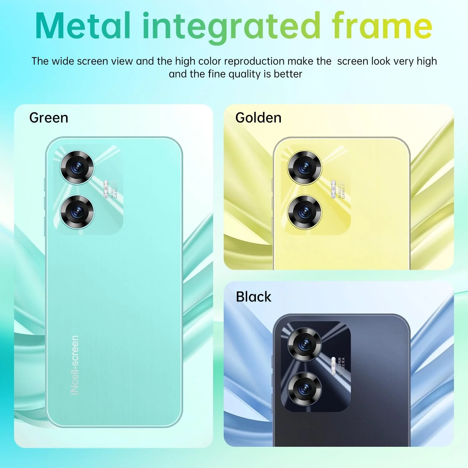 Смартфон PrzTIk C55 3GB + 32GB 4500 мАг 6.3 дюймів HD+ 4G Dual SIM Yellow, фото №3