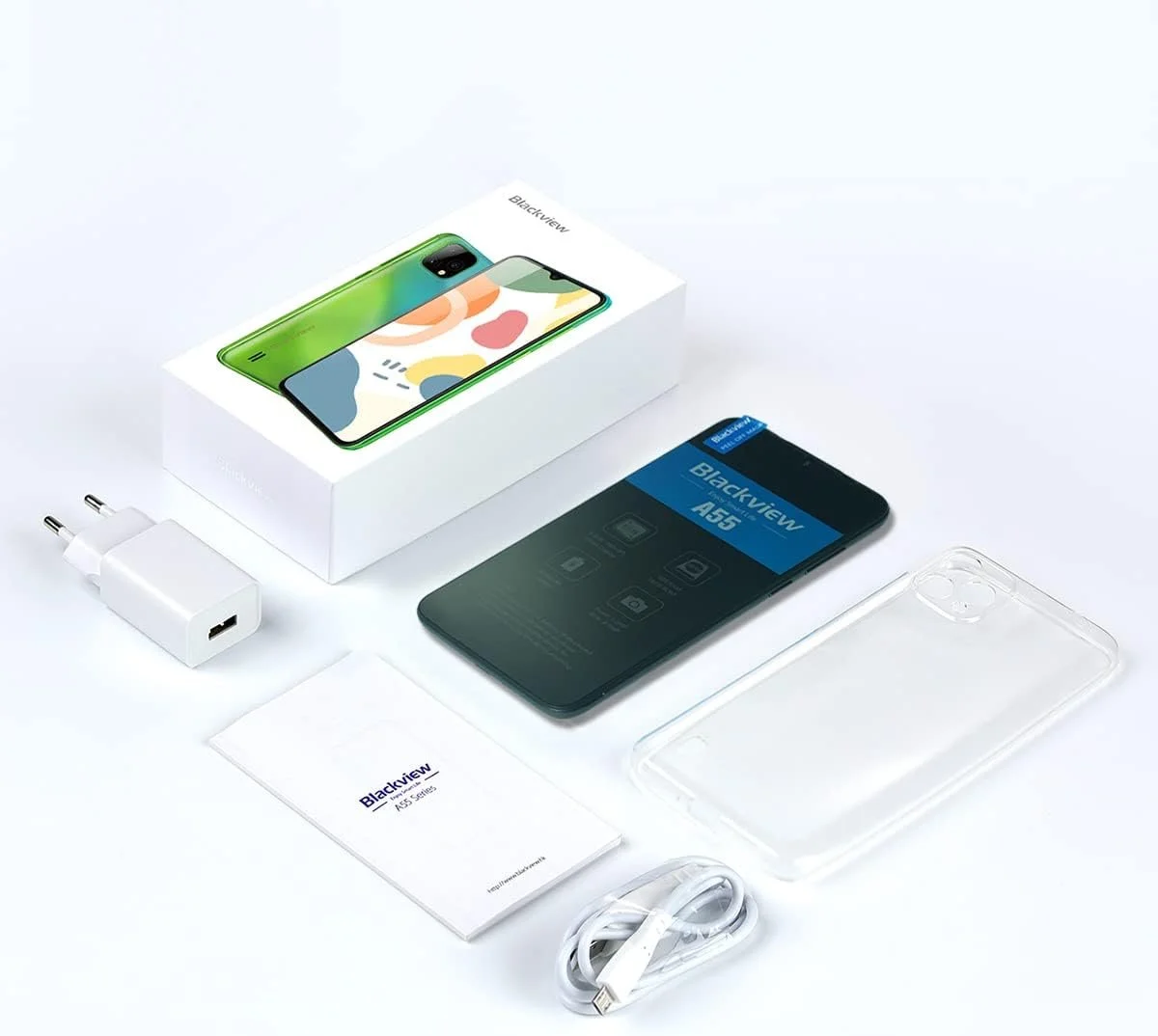 Смартфон 6.53" Blackview A55 3/16Gb 4G 2-SIM 8/5Мп Android 11 Phantom Black, фото №8 Смартфон 6.53" Blackview A55 3/16Gb 4G 2-SIM 8/5Мп Android 11 Phantom Black, фото №8