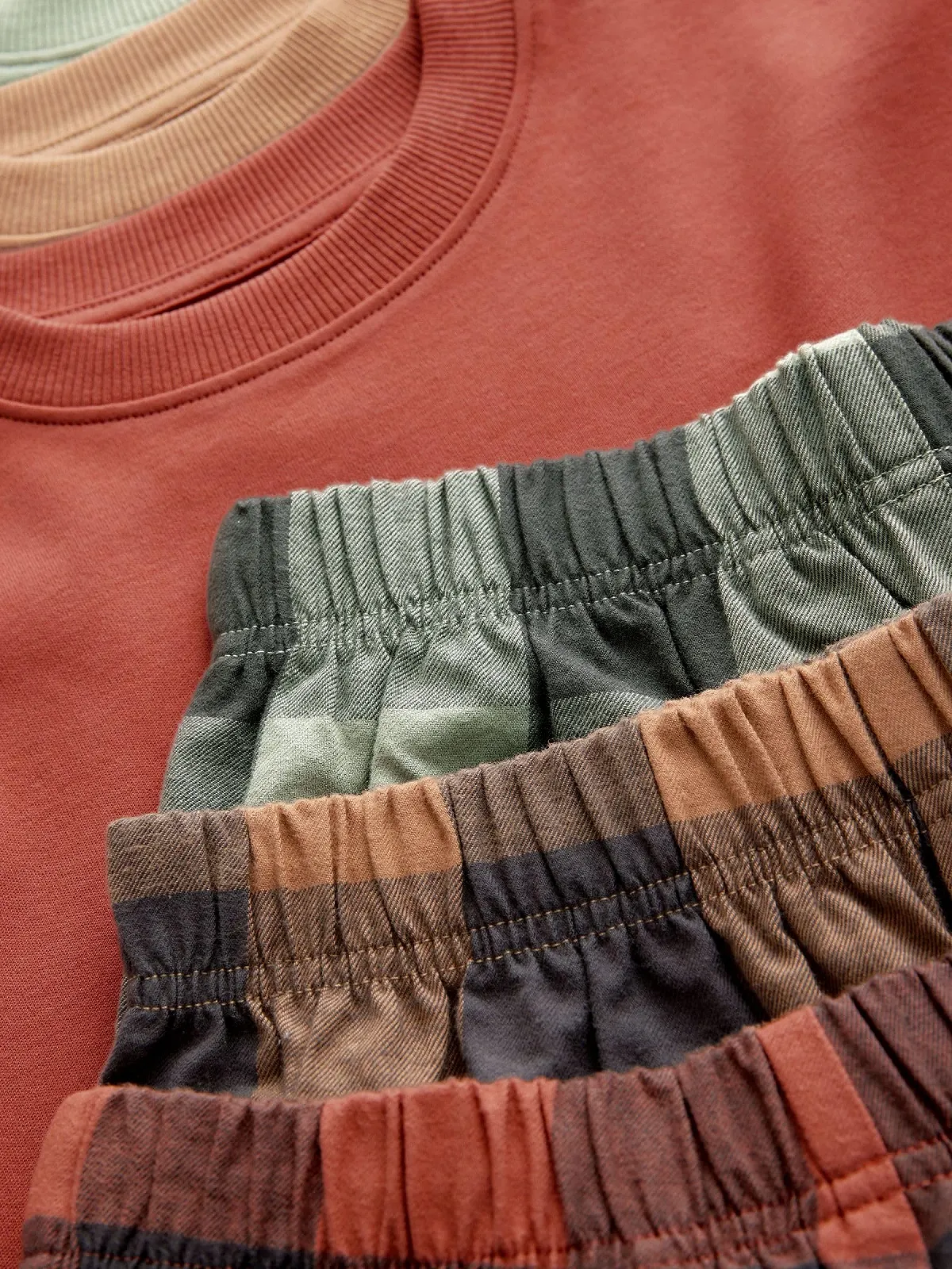 Комплект пижам NEXT в клетку, 3 шт, фото №5