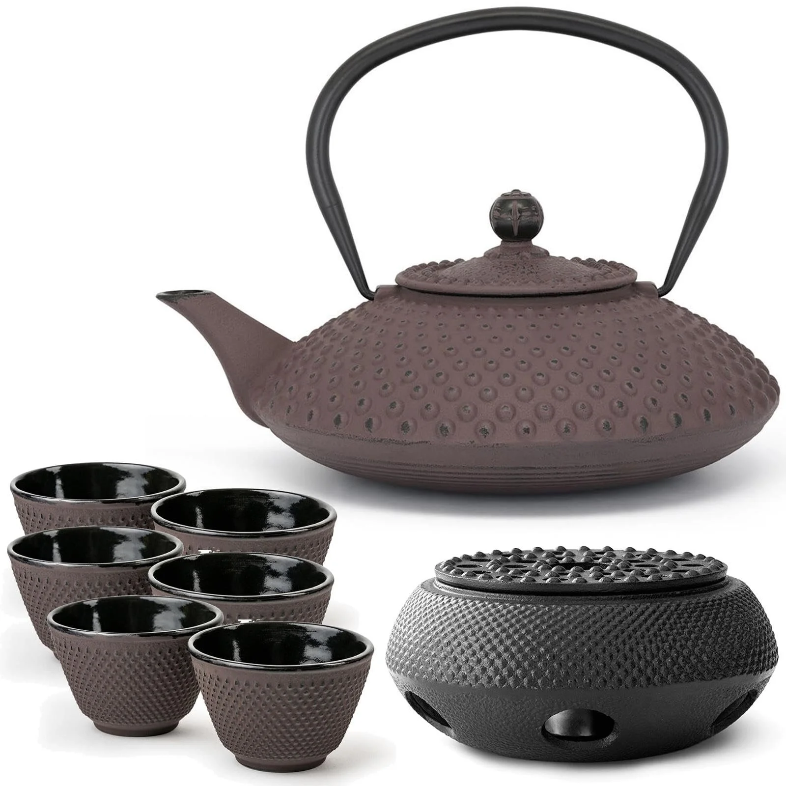 Чайник-заварник Чавунний Bredemeijer Asia 1.25 літра Фіолетовий, фото №1