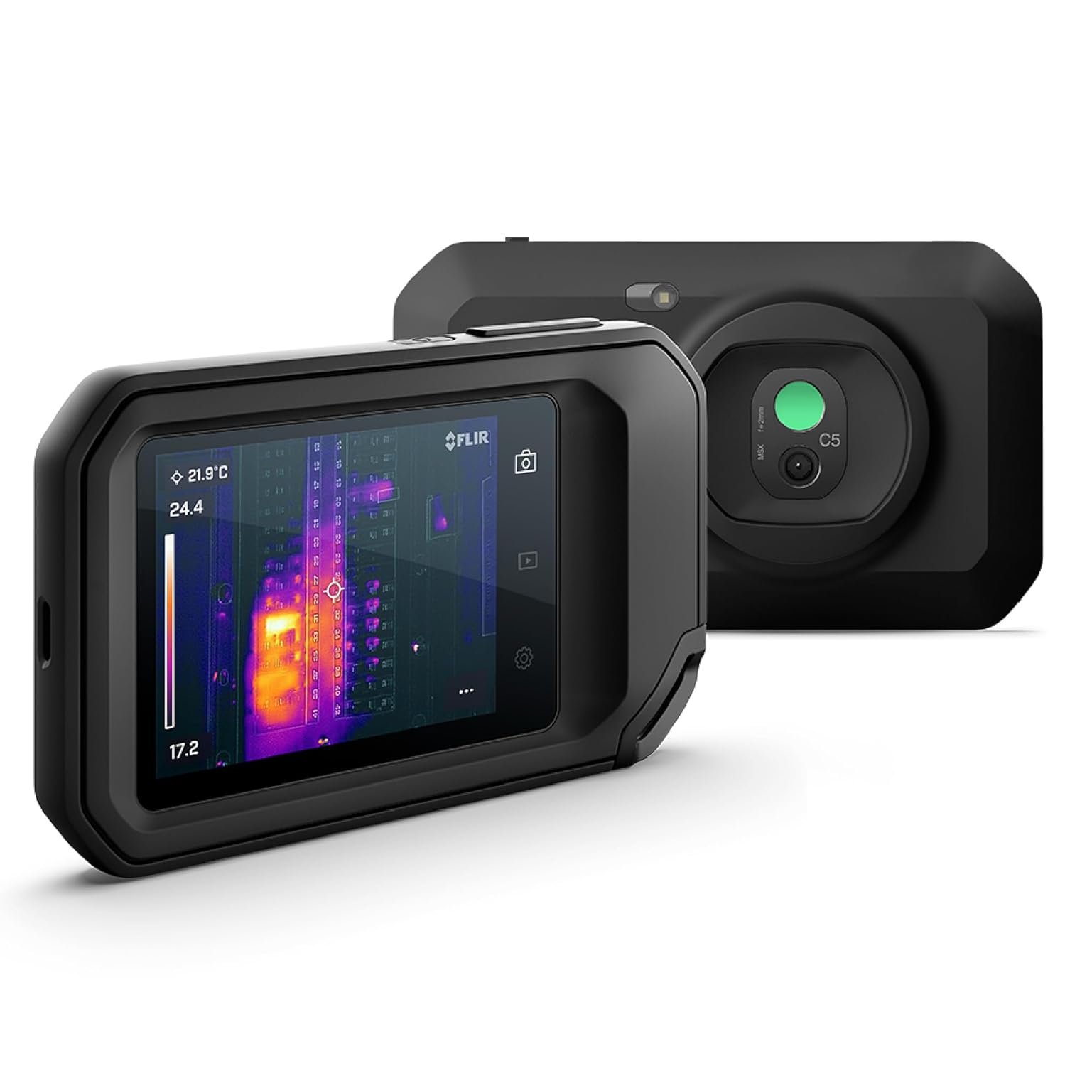 Тепловизор FLIR C5 / 160x120 / -20...+400°C / MSX / Wi-Fi / IP54 / 3.5" Touchscreen / Черный, фото №1