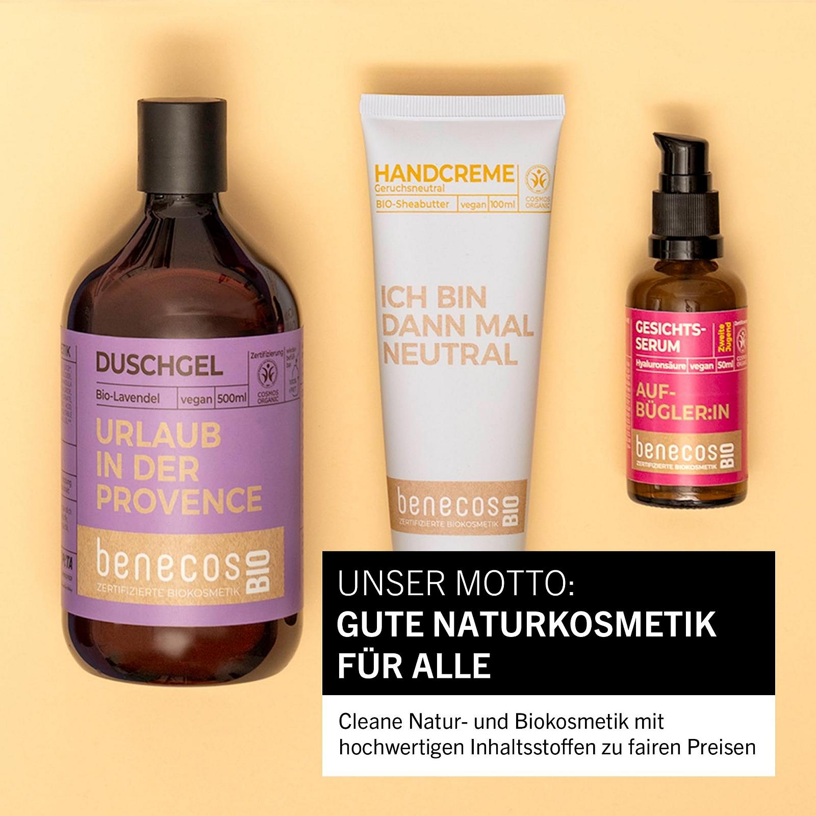 Органический гель для душа 2-в-1 benecos Organic Hemp Skin & Hair веганский из переработанного пластика, фото №6