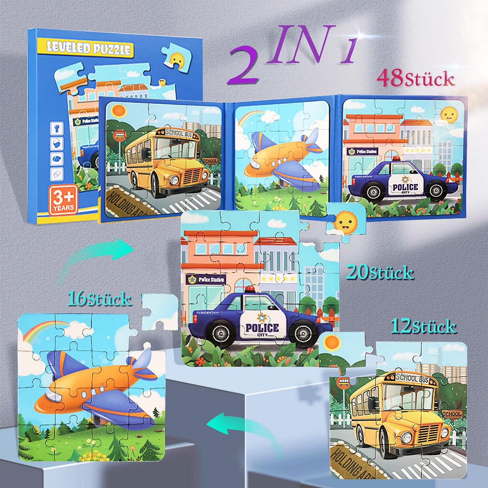 Магнитный пазл LUMIN TUTU 3-в-1 16/20/25 элементов DIY Развивающая игрушка, фото №4