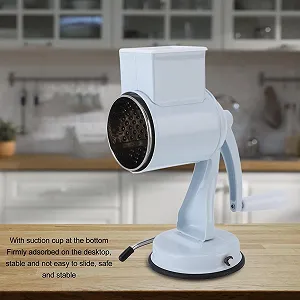 Ручна сирна терка Sorandy з 5 змінними лезами та ручкою synthetic.ua - Фото 1