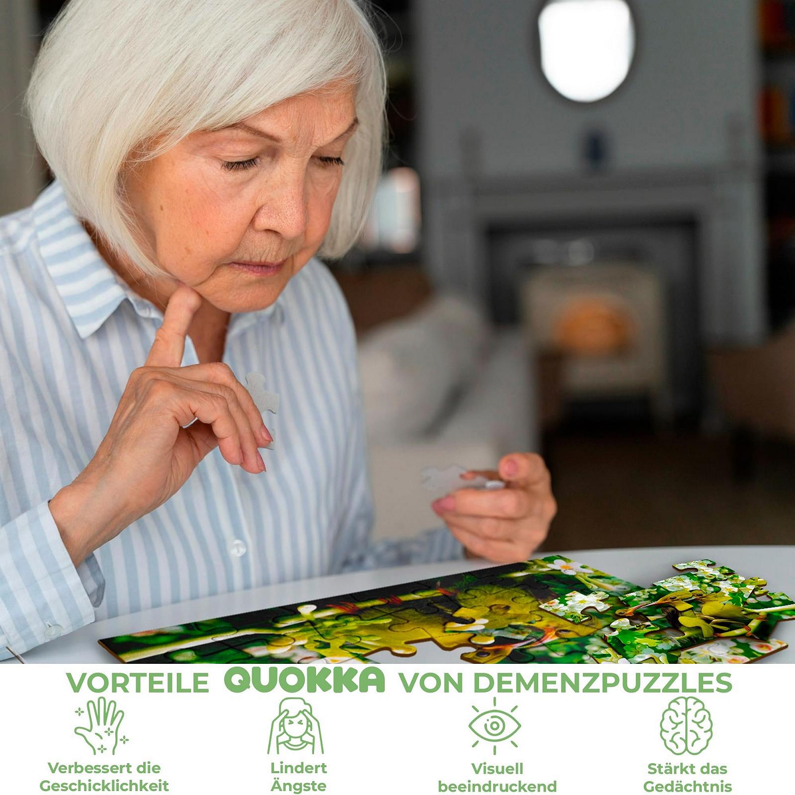 Пазл QUOKKA для людей с деменцией Птицы и кошки 63 детали 3 шт, фото №5 Пазл QUOKKA для людей с деменцией Птицы и кошки 63 детали 3 шт, фото №5