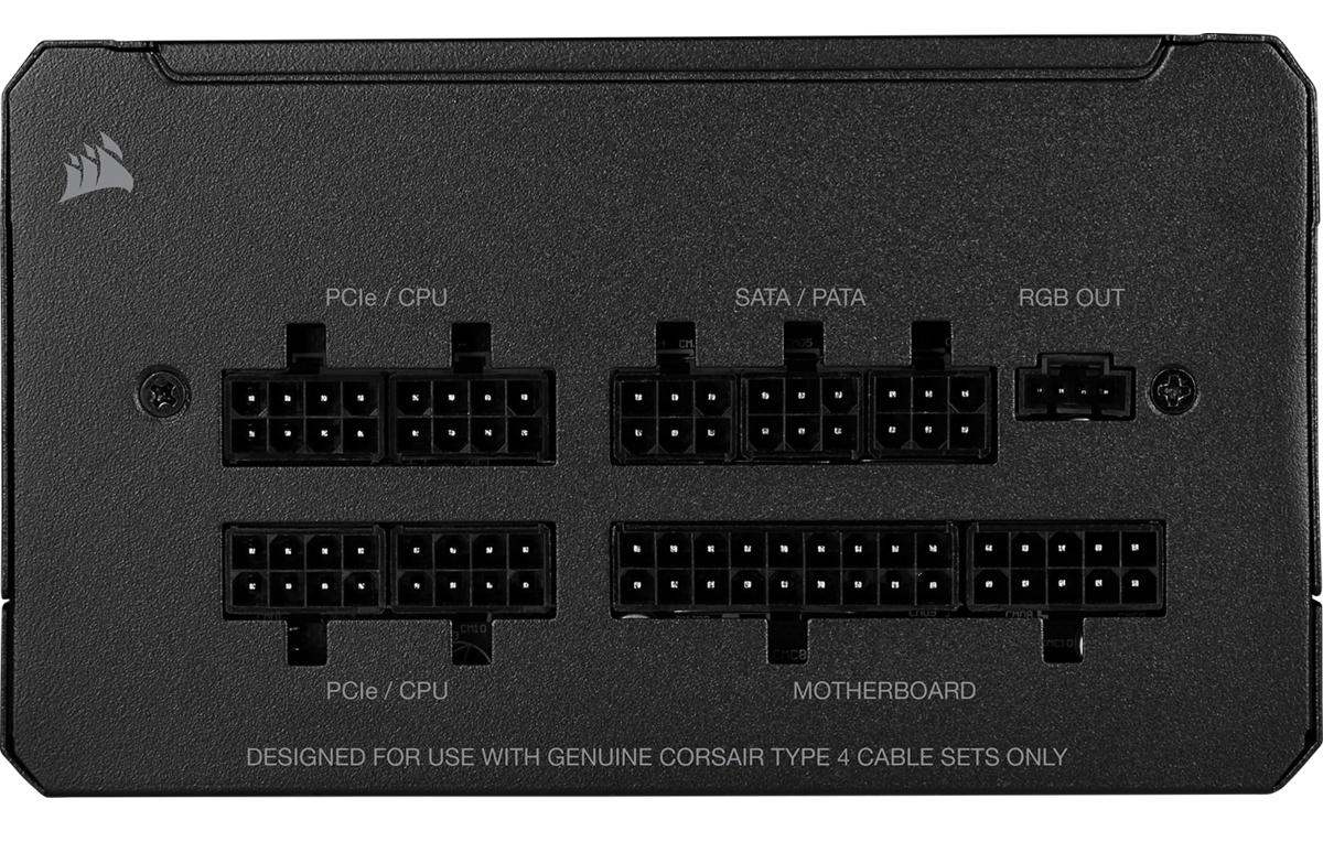 Блок живлення CORSAIR CX750F RGB 80 PLUS Bronze Black, фото №3