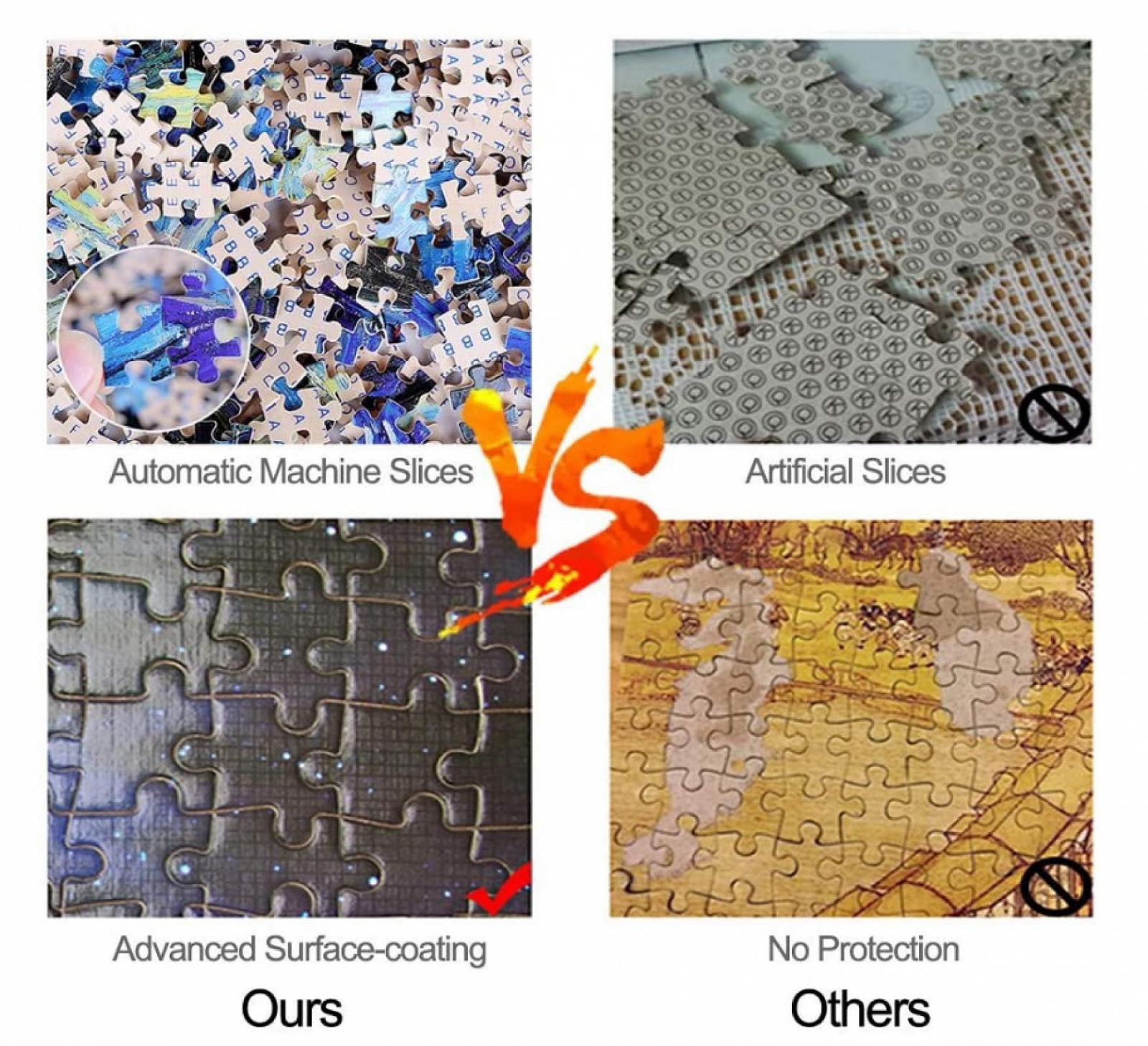 Пазл деревянный Ronaldo and Messi Football Ty290Nh 1000 элементов, фото №3