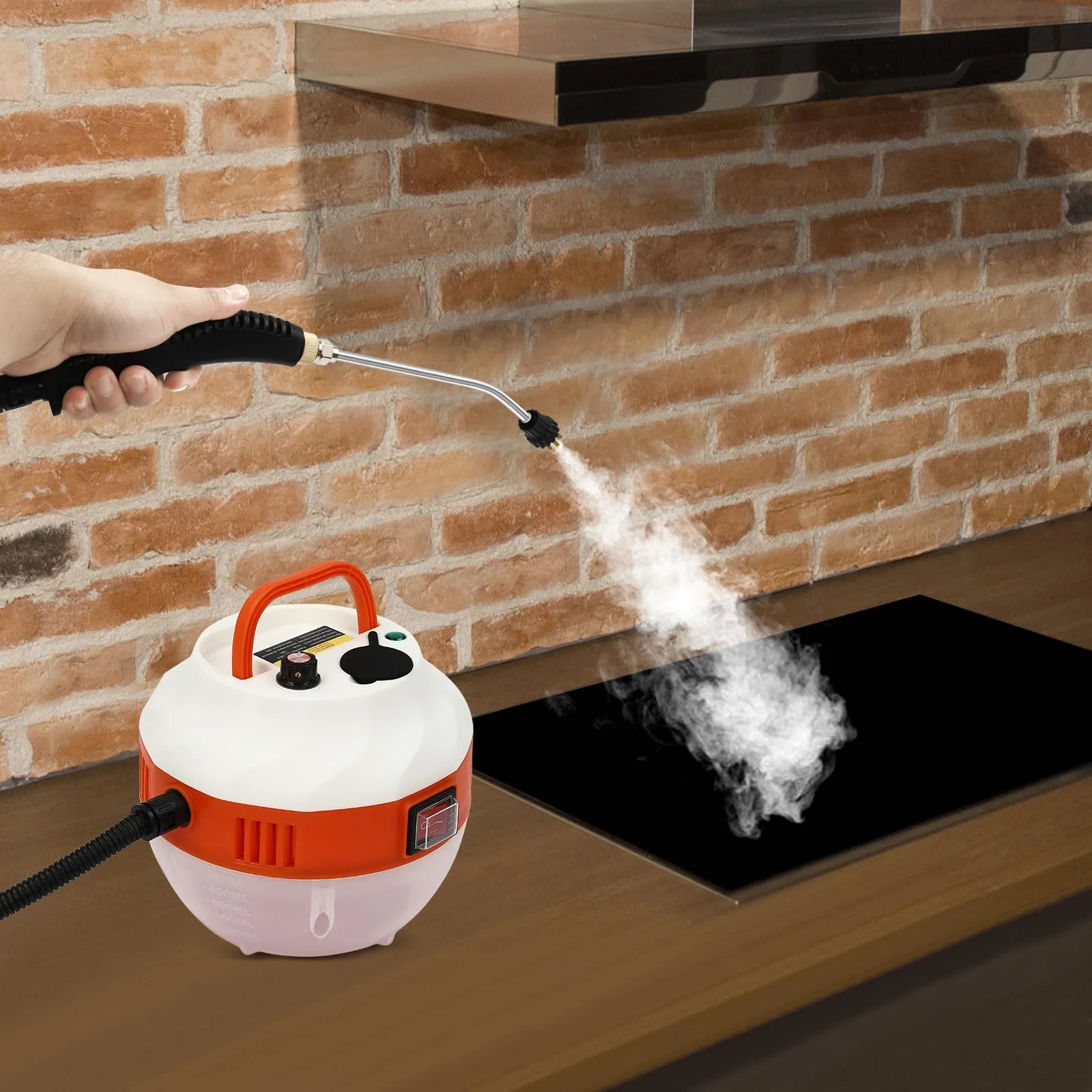 Пароочисник ручний 1600 W 5.5 bar 6-швидкісний регульований, фото №3