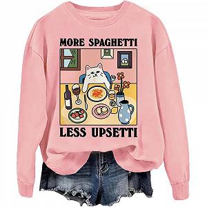 Свитшот More Spaghetti Less Upsetti Unisex - Фото 1