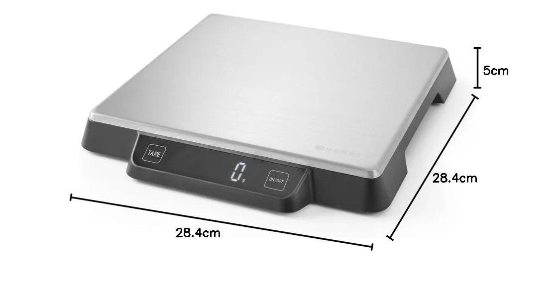Кухонні ваги цифрові HENDI 15 kg, 1 g, 266x269x34 mm, нержавіюча сталь, фото №8 Кухонні ваги цифрові HENDI 15 kg, 1 g, 266x269x34 mm, нержавіюча сталь, фото №8