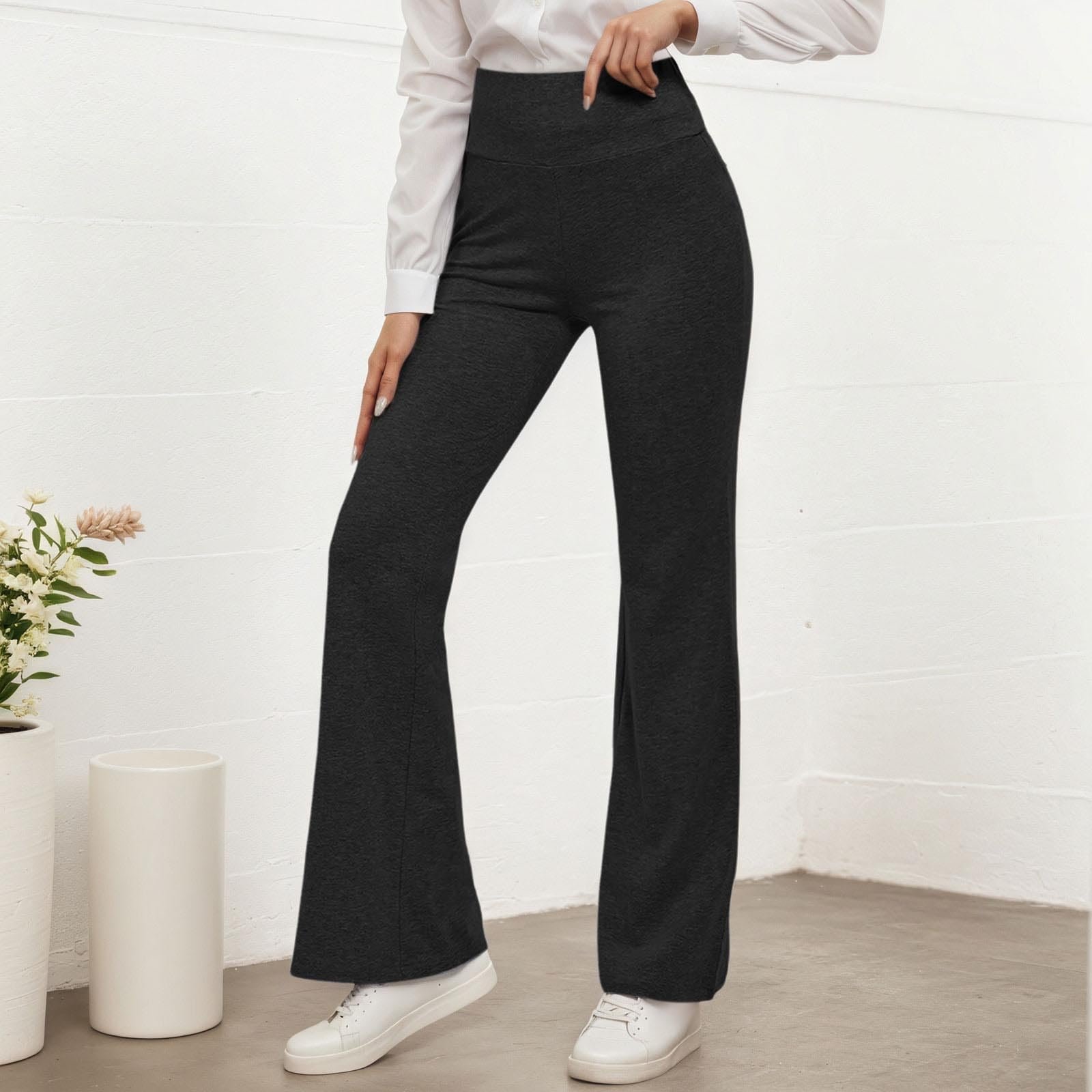 Штани Generisch Клітинка Жіночі Розкльошені, фото №3