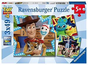 Детский пазл Ravensburger Toy Story 4 Pixar Disney 49 элементов 4005556080670 - Фото 1