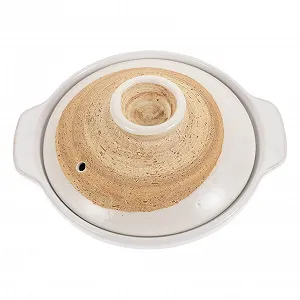 Каструля керамічна 18 см Термостійка з кришкою - Фото 1