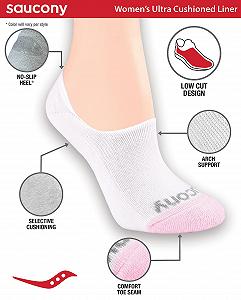 Жіночі шкарпетки Saucony (16 пар) synthetic.ua - Фото 1