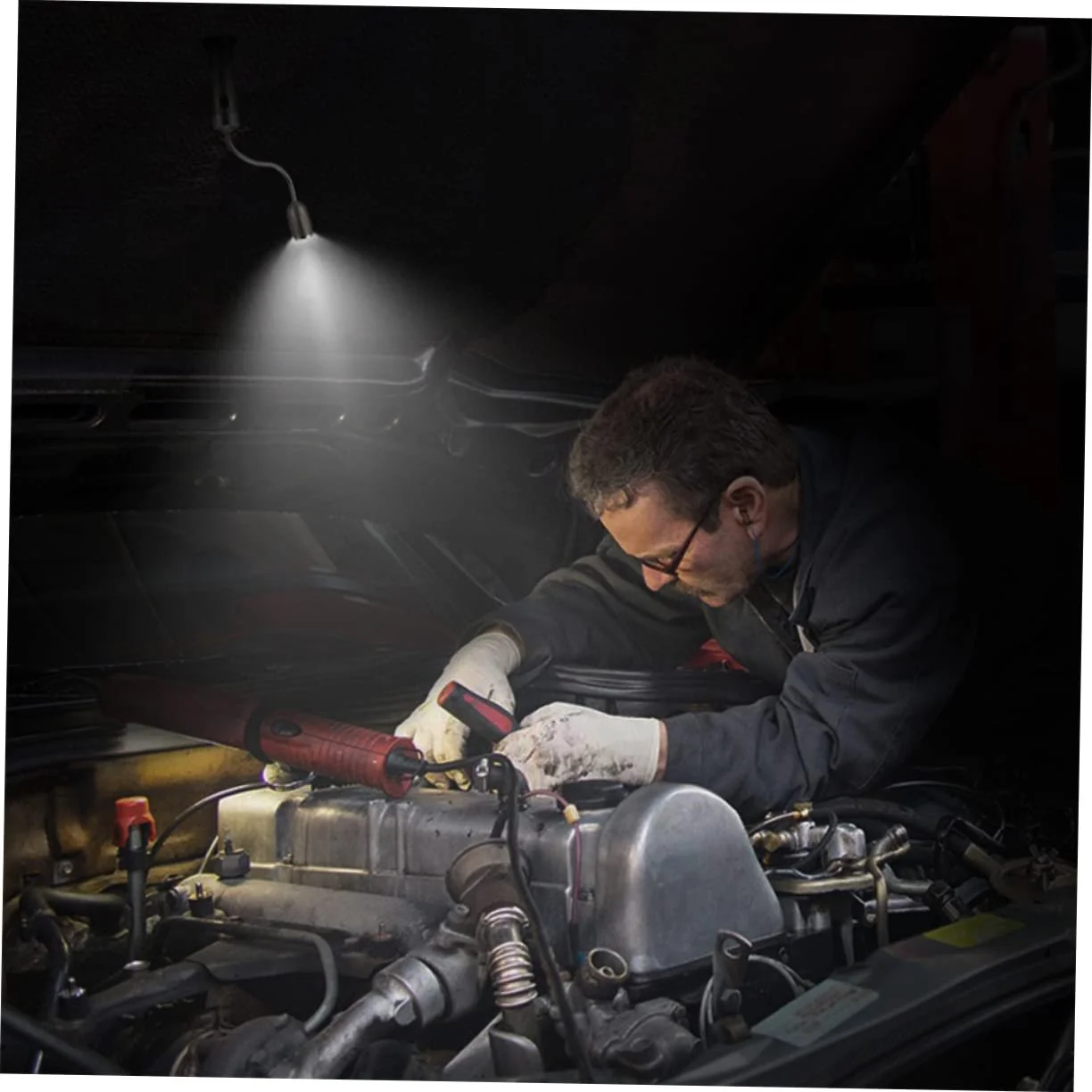 Гибкий фонарь с магнитной основой UKCOCO 1 Set, тыквенный декор, перезаряжаемый, фото №4