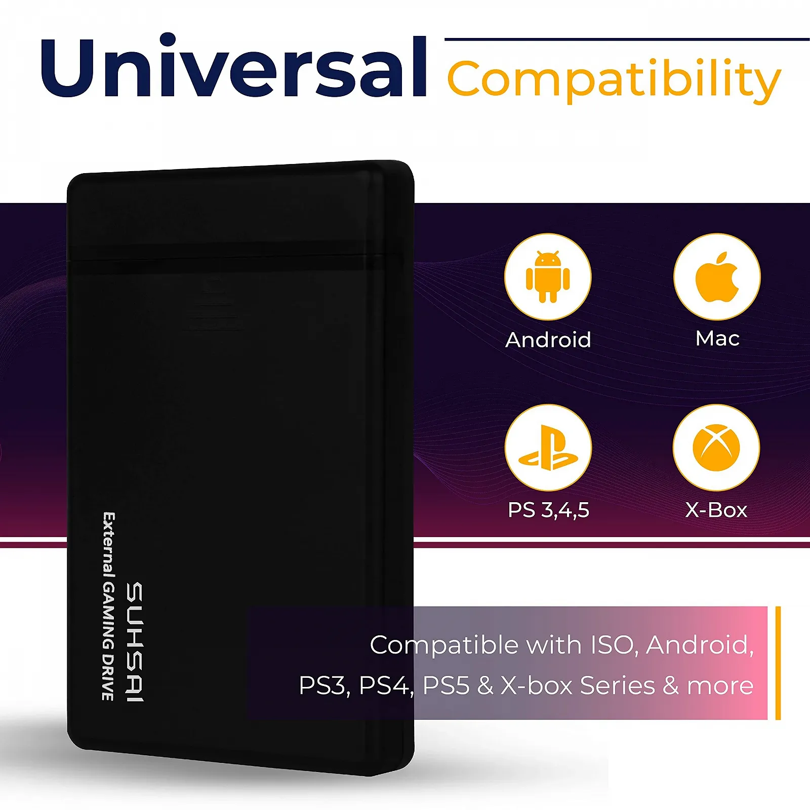 Внешний жесткий диск SUHSAI 320GB USB 3.0 2.5 Inch, фото №6 Внешний жесткий диск SUHSAI 320GB USB 3.0 2.5 Inch, фото №6