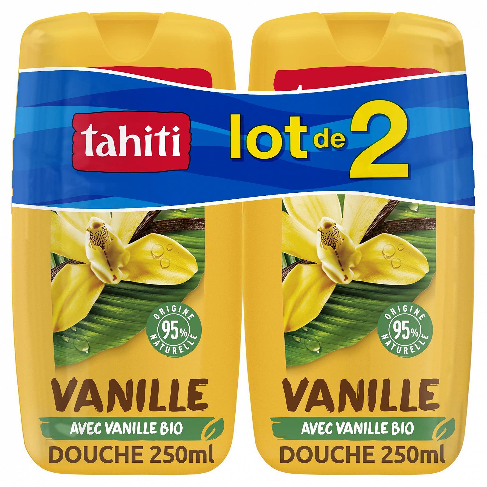 Гель для душа Tahiti Origines Vanilla Gourmande 2 x 250 мл (набор из 3 шт.), фото №1