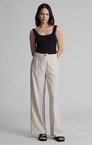 Жіночі штани MAVI Pants With Belt Black Sketch Flower Print - S - Фото 1