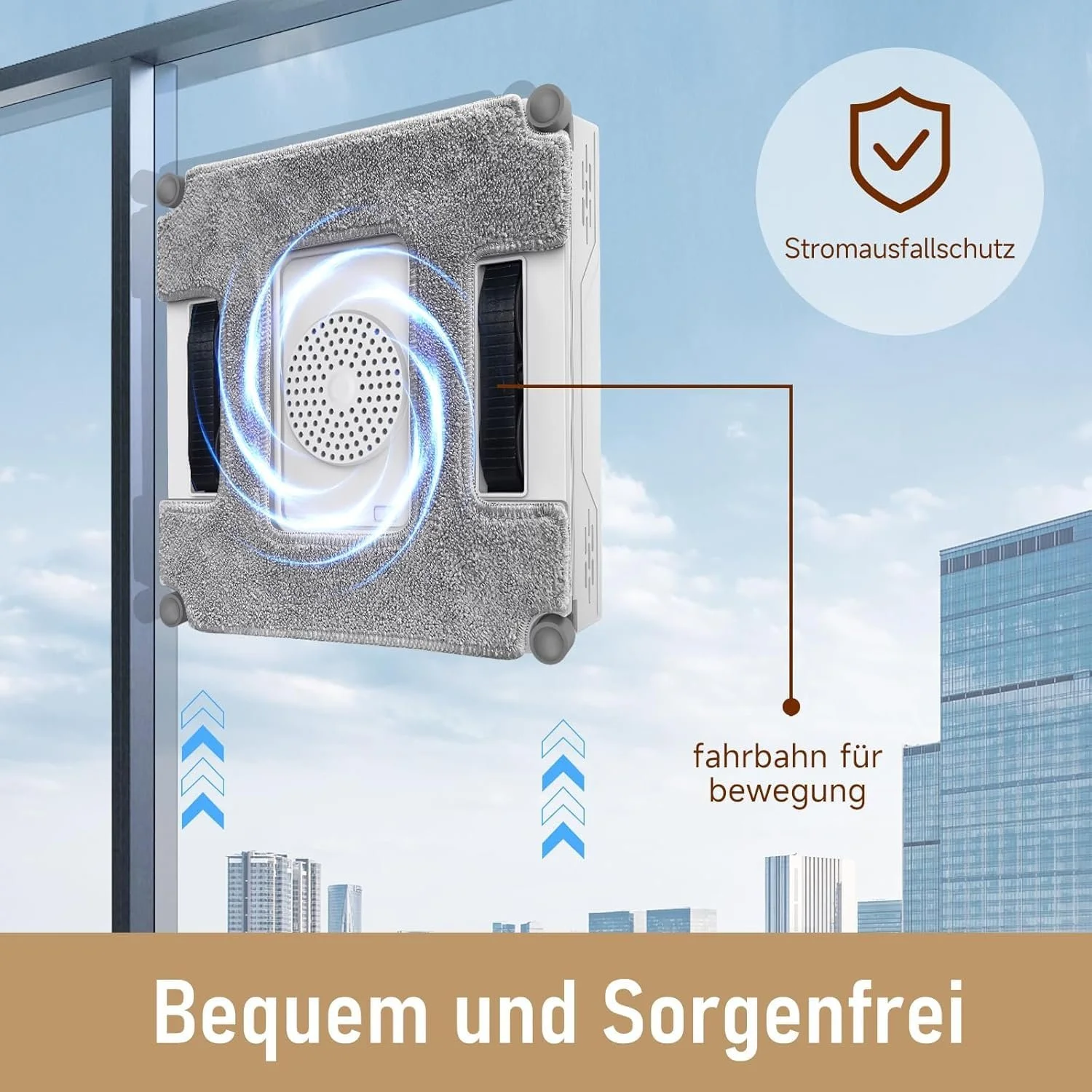 Робот для миття вікон iDEEBO G500A, робот для вікон з двосторонньою системою розпилення, планування шляху автомобіля з баком 100 мл, підходить для всіх типів вікон, фото №5 Робот для миття вікон iDEEBO G500A, робот для вікон з двосторонньою системою розпилення, планування шляху автомобіля з баком 100 мл, підходить для всіх типів вікон, фото №5