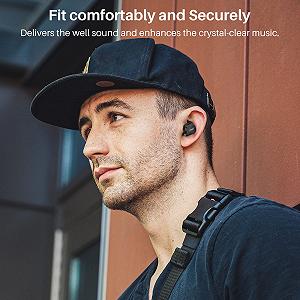 Наушники TOZO Crystal Buds Беспроводные Стерео Bluetooth 49 часов Черный synthetic.ua - Фото 1