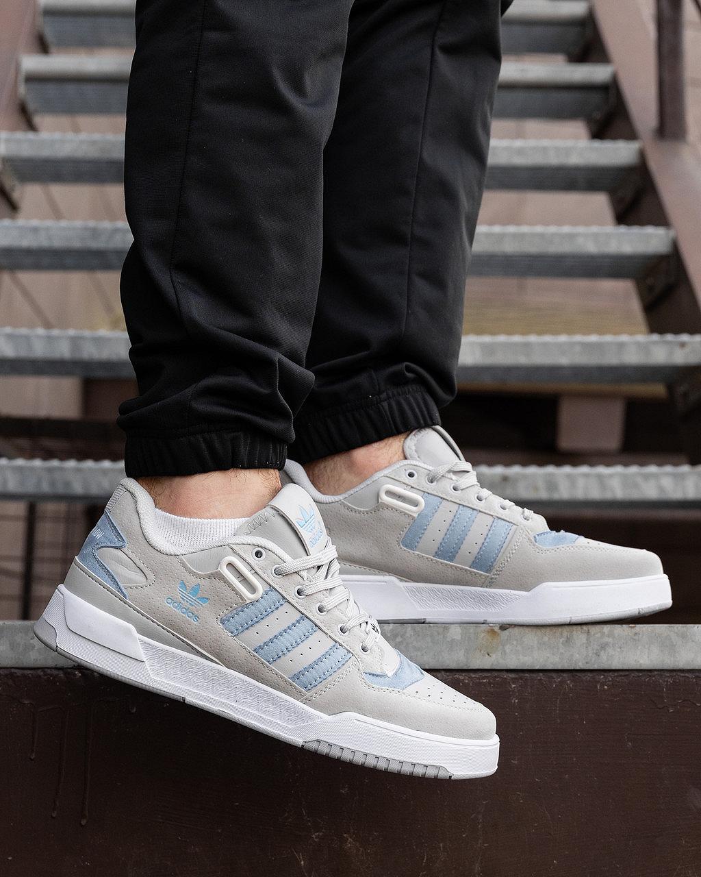 Кроссовки мужские серые Adidas Forum Low летние спортивные кроссы адидас удобные замшевые кеды на лето, фото №3 Кроссовки мужские серые Adidas Forum Low летние спортивные кроссы адидас удобные замшевые кеды на лето, фото №3