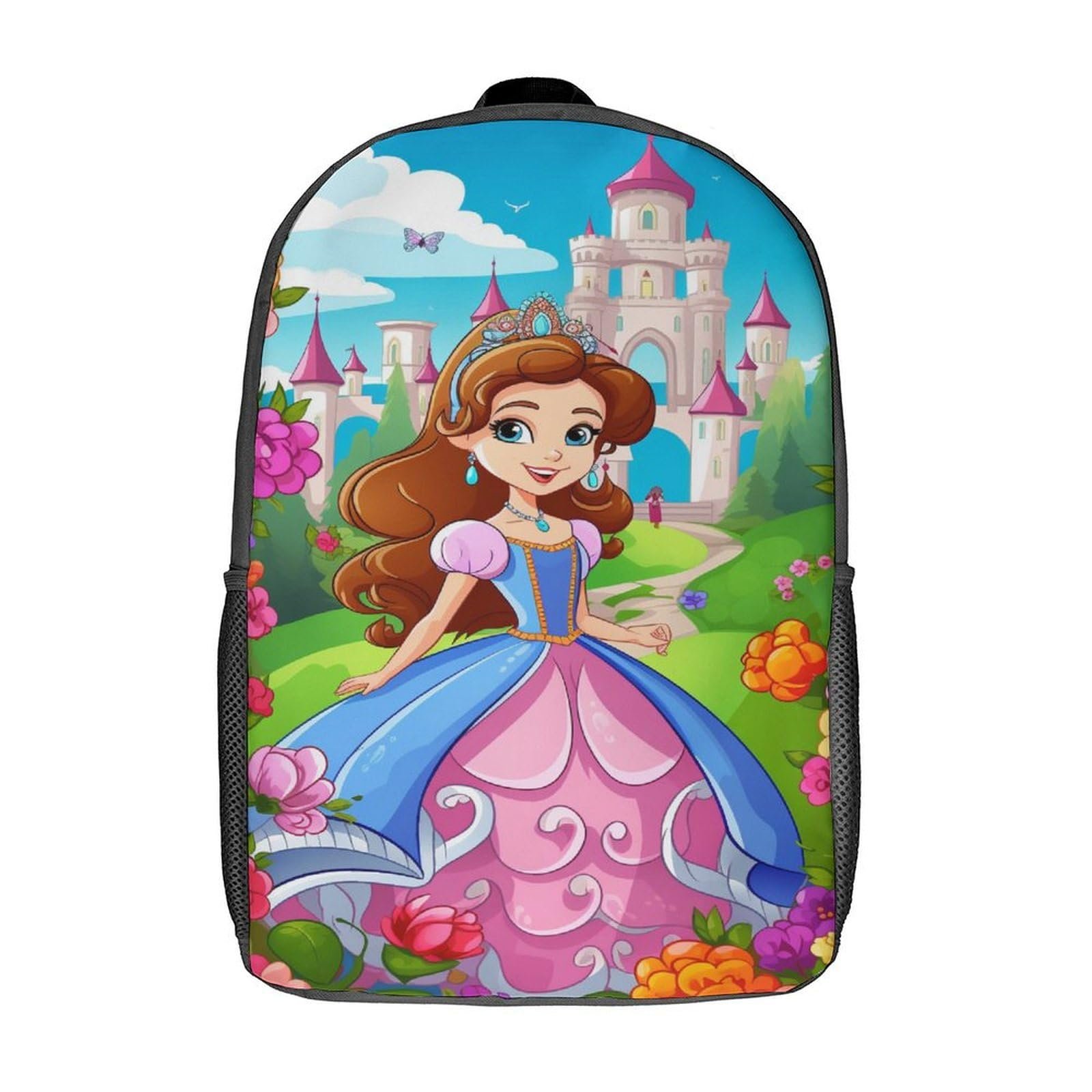 Рюкзак NACHOMACHO SHINING PRINCESS Школьный рюкзак для девочек Школьная сумка для мальчиков с эргономичным дизайном Рюкзак для кампуса Подростковый модный рюкзак 17 дюймов, Стиль., фото №1