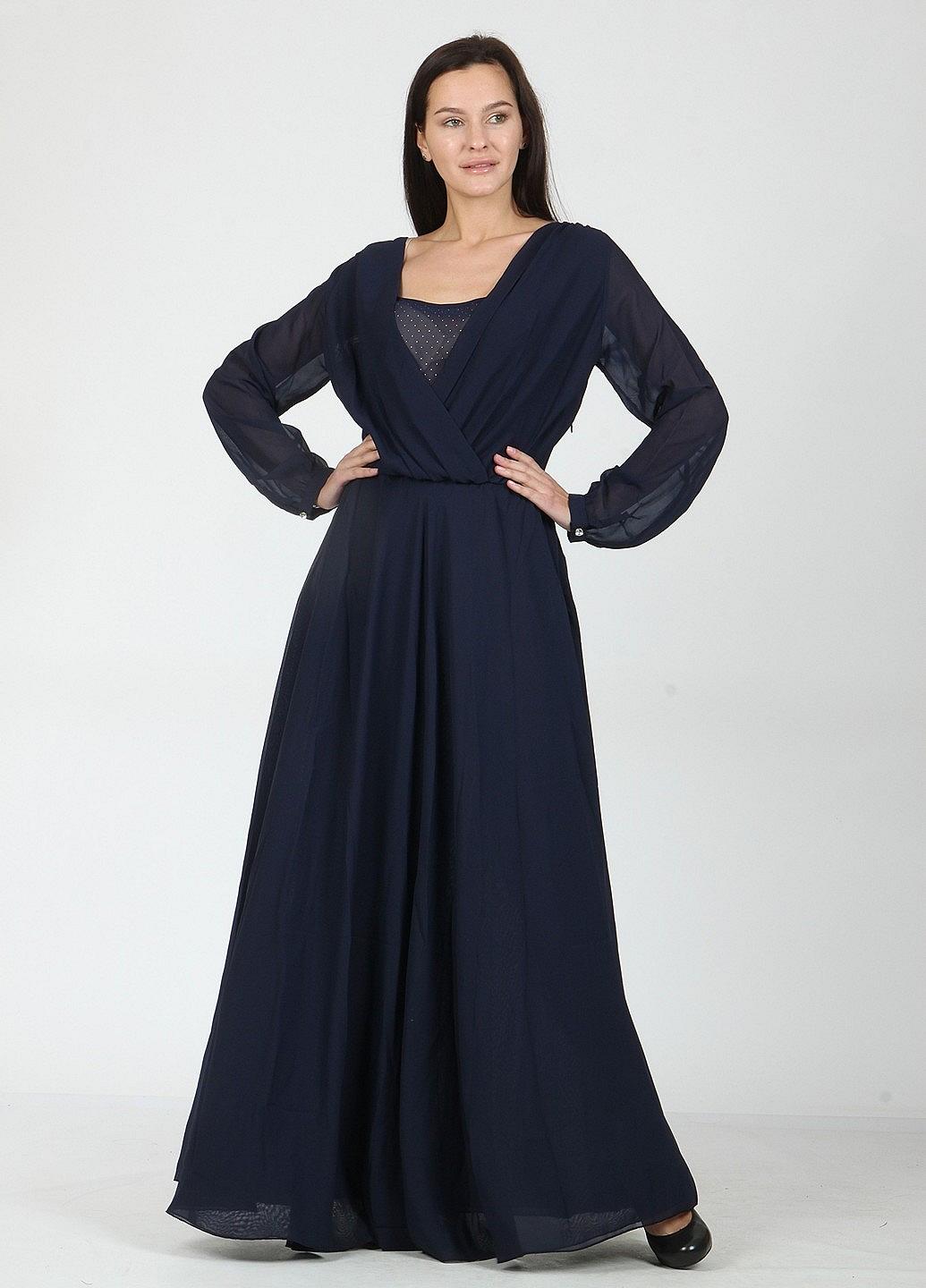 Платье Enna Levoni M Синий (ND-3785-1-Blue), фото №3