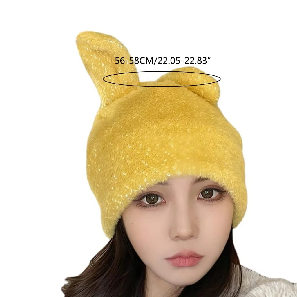 Вовняна шапка Limtula Плюшеве обличчя Універсальна Холодостійка Хелловін Новий рік, фото №4 Вовняна шапка Limtula Плюшеве обличчя Універсальна Холодостійка Хелловін Новий рік, фото №4