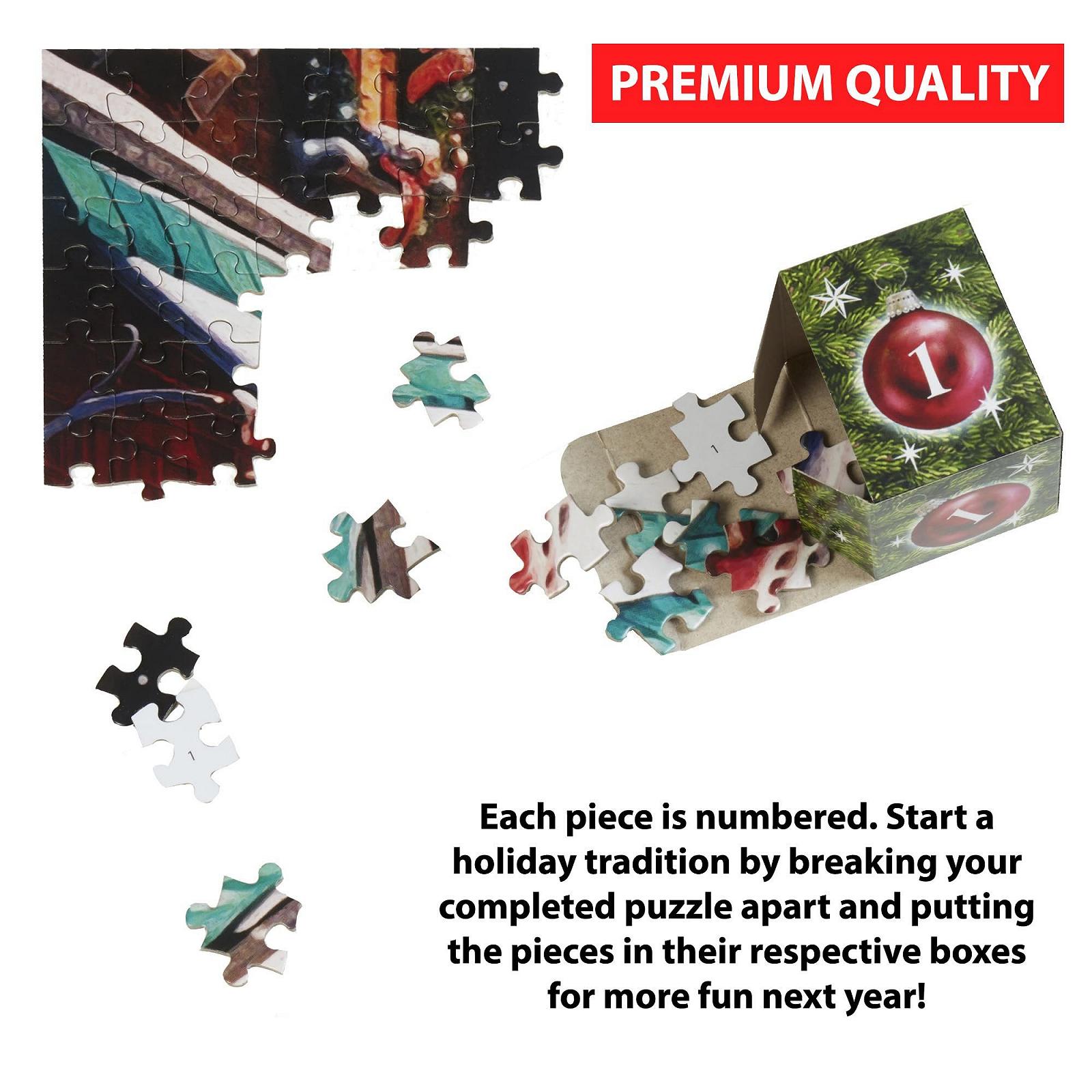 Пазл-адвент-календарь Vermont Christmas Company Christmas Toy Store 1000 элементов, фото №4