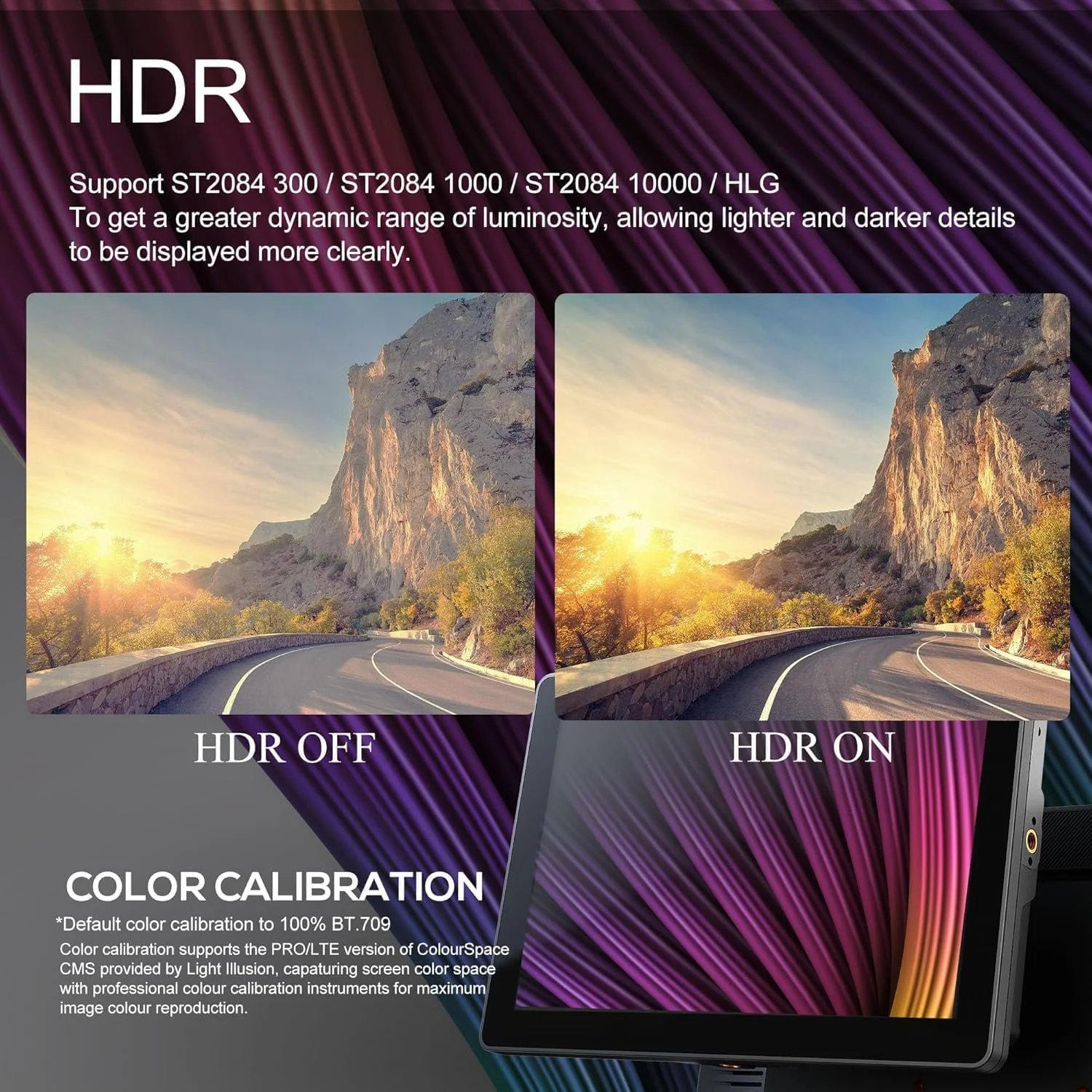 Накамерный сенсорный монитор 7" LILLIPUT HT7S Full HD 60 Гц, фото №5 Накамерный сенсорный монитор 7" LILLIPUT HT7S Full HD 60 Гц, фото №5