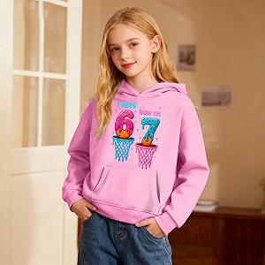 Світшот для хлопчиків та дівчаток з принтом, довгими рукавами та круглим вирізом synthetic.ua - Фото 1