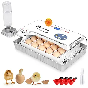 Инкубатор автоматический Sailnovo на 20 яиц / Белый - Фото 1