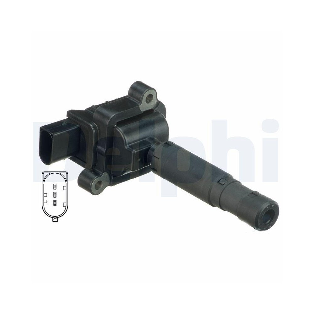 Катушка зажигания DELPHI GN10552-12B1 для MERCEDES-BENZ, фото №1