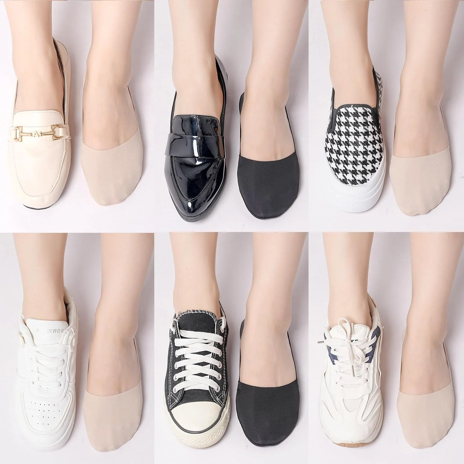 Носки-следки Женские 39-42, 35-38, носки для щиколотки, невидимые носки, летние носки для тренировок, балетки без следа, фото №3