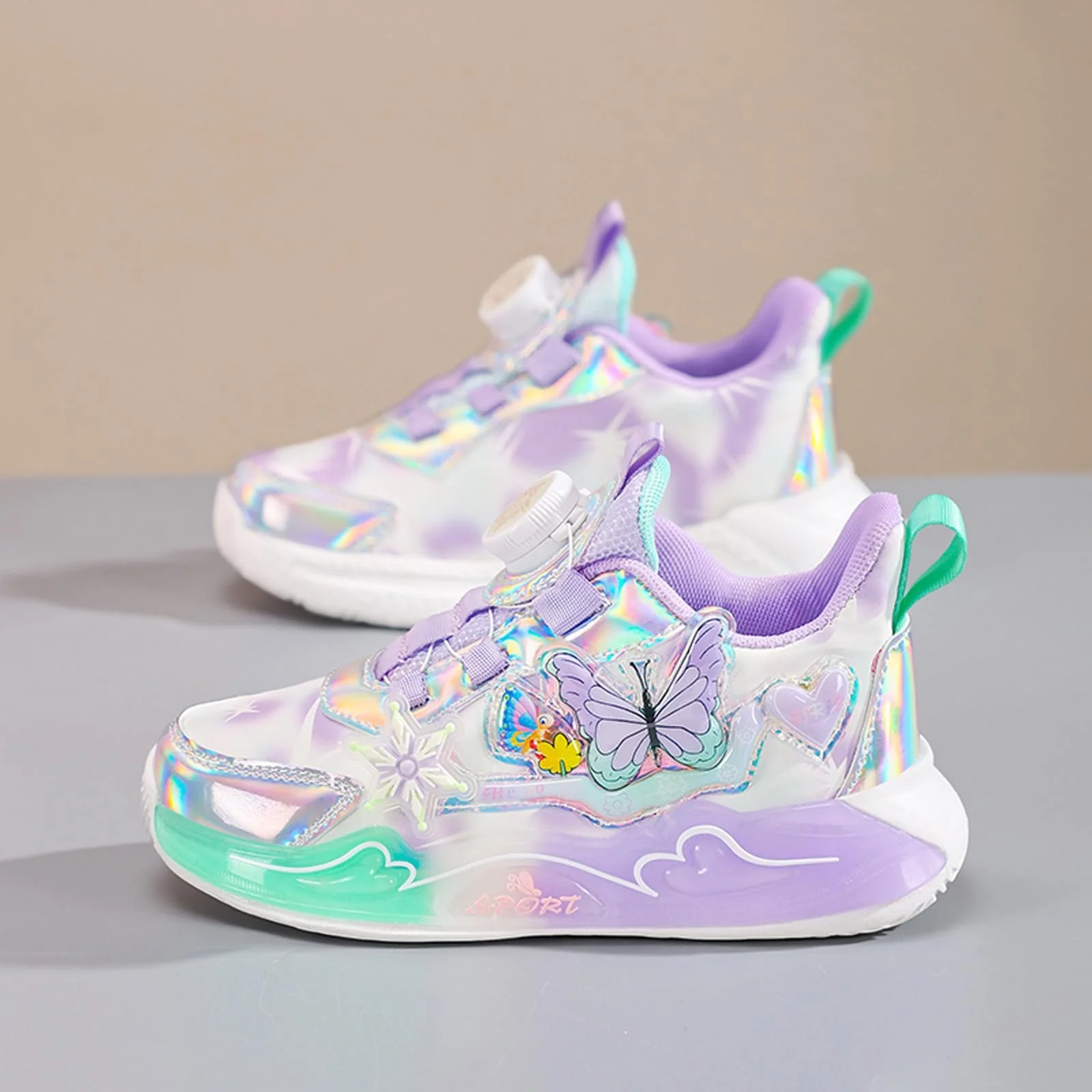 Кроссовки Кроссовки для Девочек Удобные Дышащие Легкие для Бега EU 27-37, фото №5