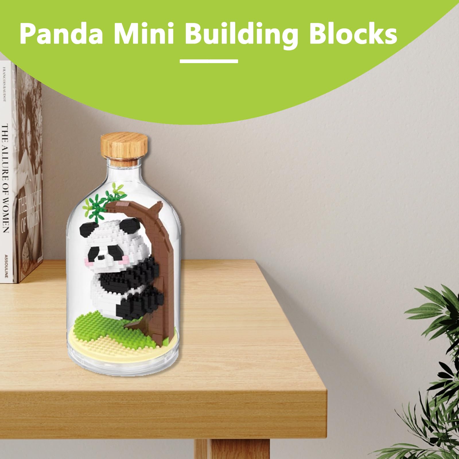 Блоки NVOSIYU Panda Mini Building з футляром 2838, фото №2