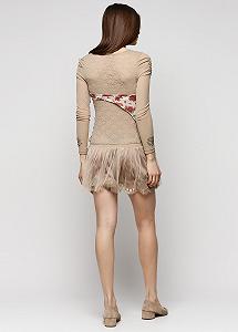 Платье Yaqi 36-40 Комбинированный (CH-3018_Mix) synthetic.ua - Фото 1